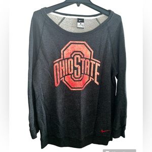 Ohio State NIKE Womens Crew Sweatshirt